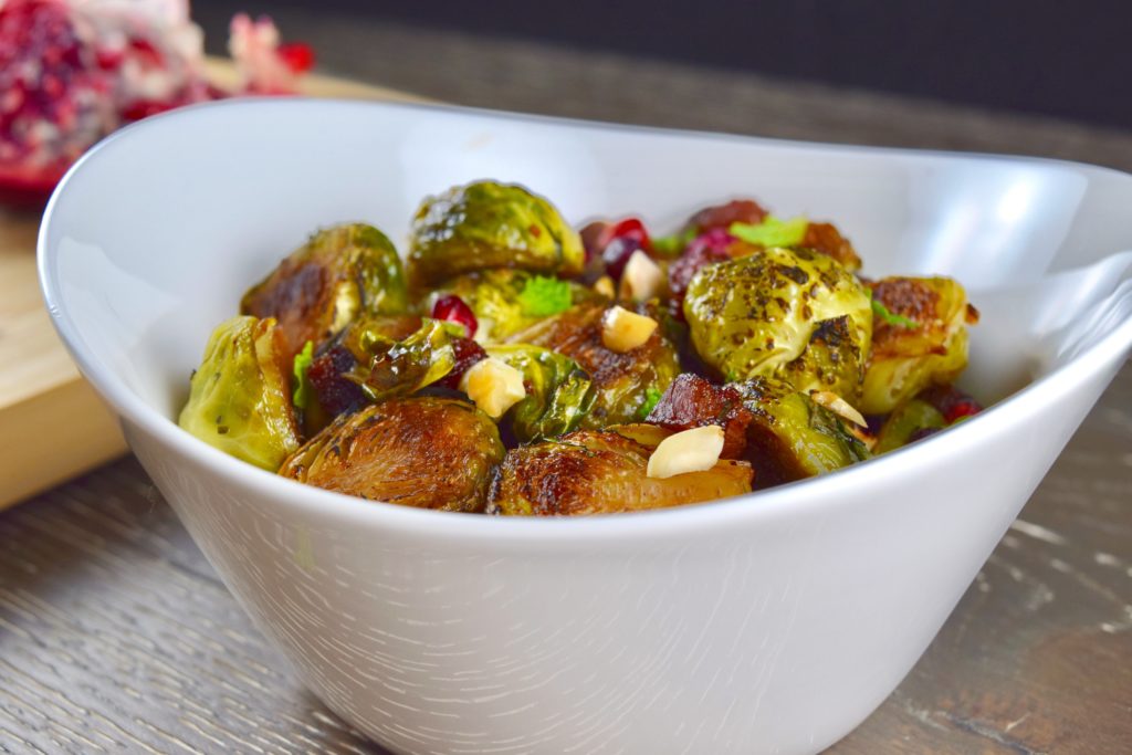 Brussels Sprouts Pomegranate Pancetta 1