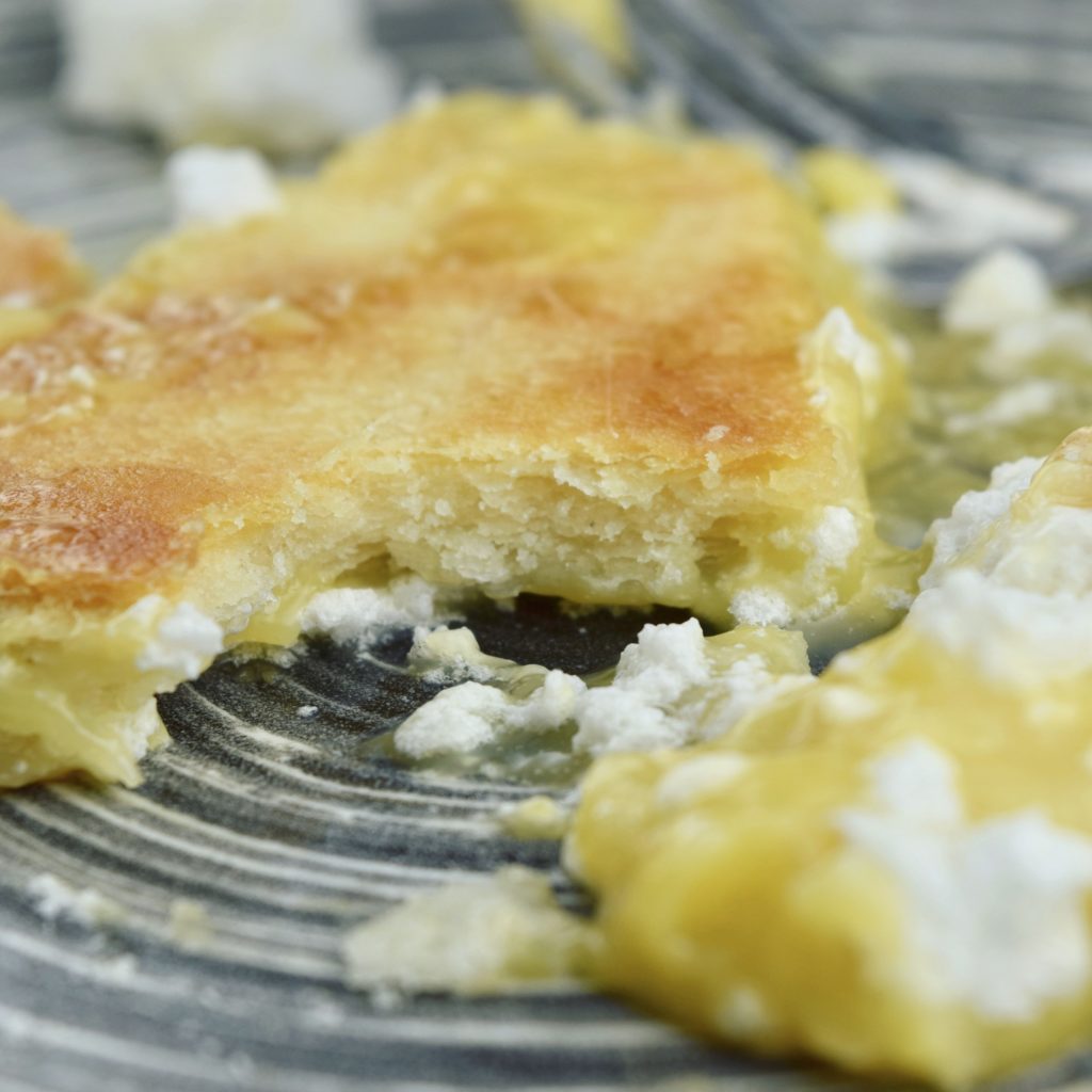 Meyer lemon Pie Crust Underside