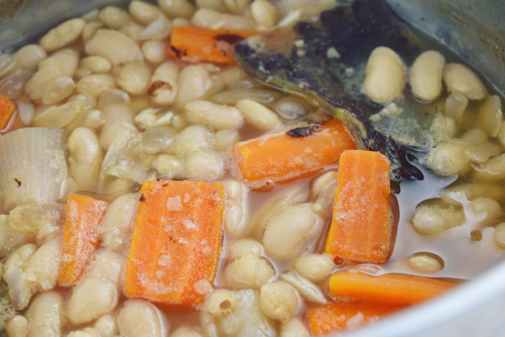 Cooked White Beans Unstrained