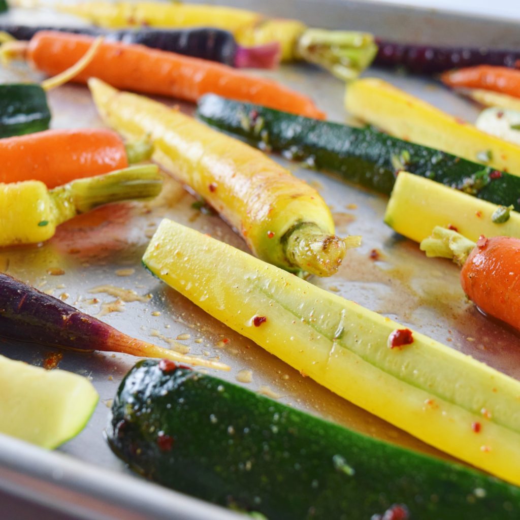 Seasoned Carrots Zucchini